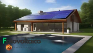 Quanto produce un impianto fotovoltaico da 6 kW al giorno su un tetto soleggiato con pannelli solari in funzione